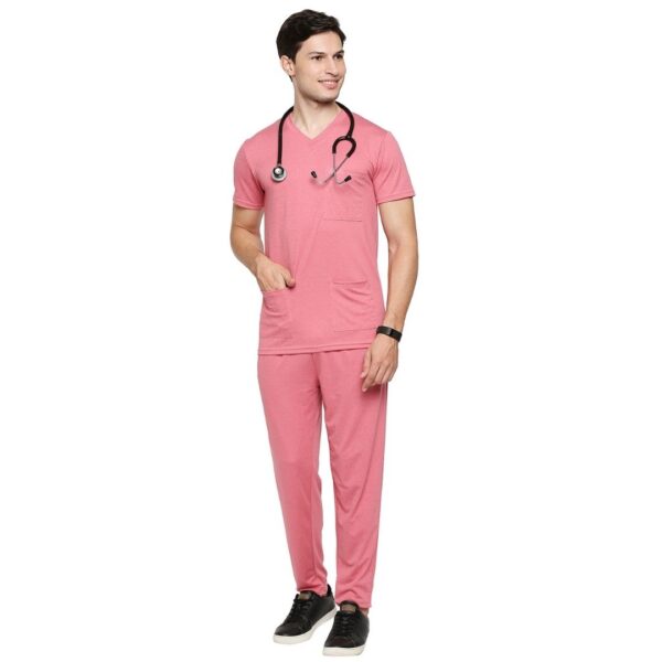 Reusable smart scrubs| Anti-viral, Anti-bacterial, Anti-fungal | Moisture wicking – Pink Mauve