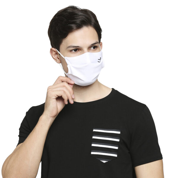 Covid Killer Reusable Mask - White