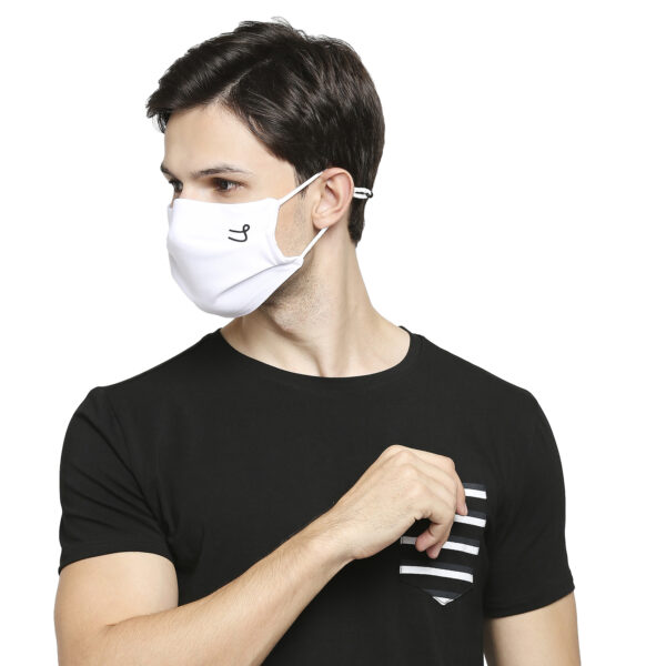 Covid Killer Reusable Mask - White