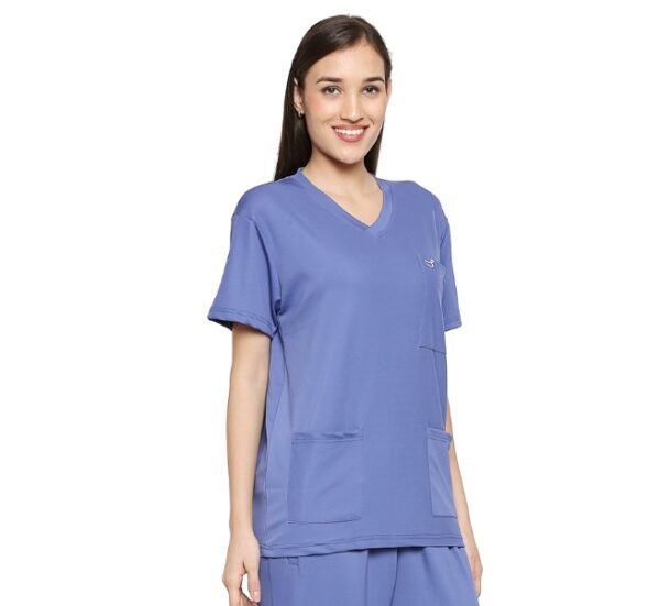 Smart Scrub Tops- Blue Glory