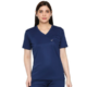 Smart Scrub Tops- Navy Blue