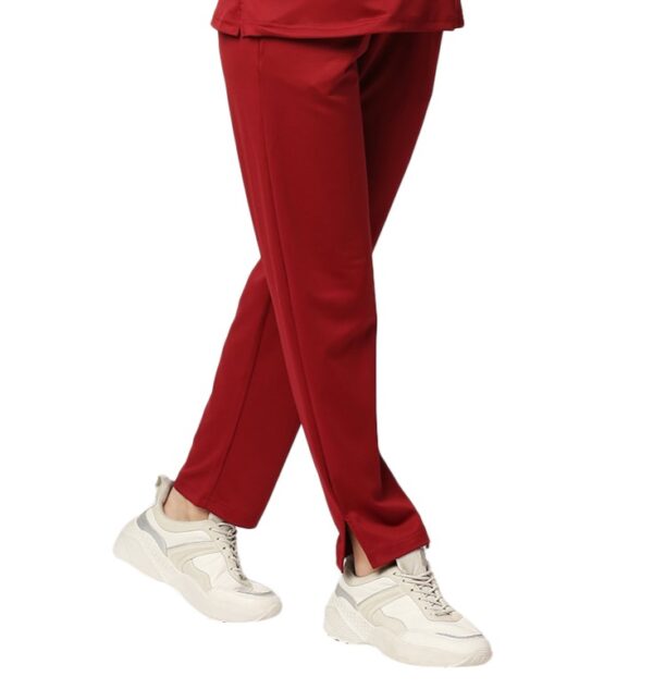 Smart Scrub Pants- Burgundy